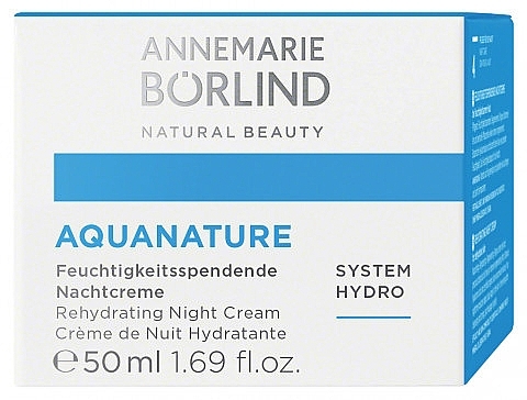 Moisturizing Night Cream - Annemarie Borlind Aquanature Rehydrating Night Cream — photo N11