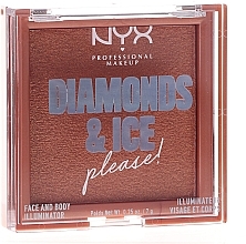 Fragrances, Perfumes, Cosmetics Face and Body Highlighter - NYX Professional Makeup Diamonds & Ice Face And Body Illuminator