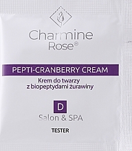 Face Cream with Cranberry Biopeptides - Charmine Rose Pepti-Cranberry Cream (sample) — photo N1