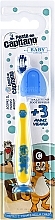 Fragrances, Perfumes, Cosmetics Kids Toothbrush 3+, soft, yellow with lion - Pasta Del Capitano