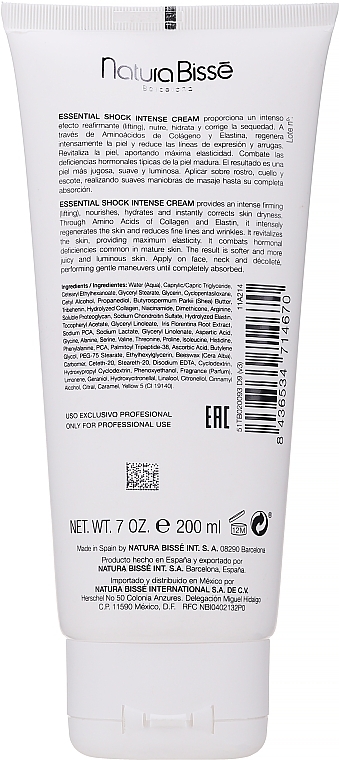 Intensive Firming Cream for Dry Skin - Natura Bisse Essential Shock Intense Cream — photo N14