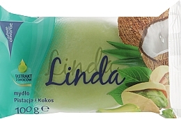 Fragrances, Perfumes, Cosmetics Soap - Linda Pistachio & Coconut Soap