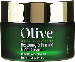 Restoring & Firming Night Cream - Frulatte Olive Restoring Firming Night Cream — photo N2