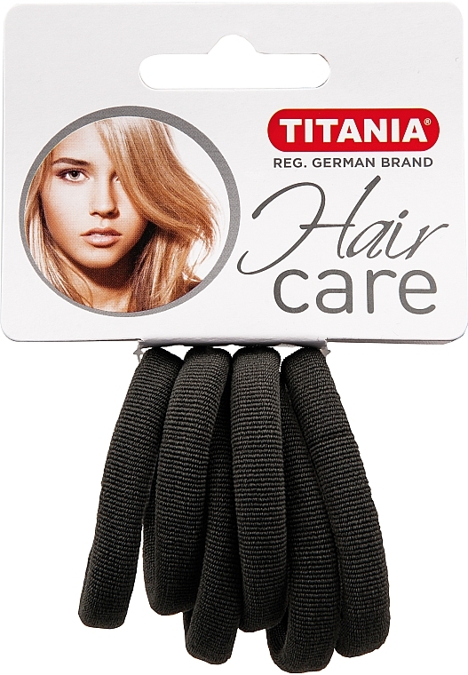 Small Elastic Hair Band, gray - Titania — photo N1