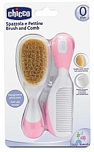 Fragrances, Perfumes, Cosmetics Baby Comb & Hair Brush, pink - Chicco Brush and Comb for Baby Pink