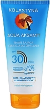 Fragrances, Perfumes, Cosmetics Moisturizing Sun Emulsion - Kolastyna Aqua Aksamit Suncare Emulsion SPF 30