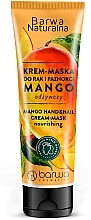 Fragrances, Perfumes, Cosmetics Hand & Nail Cream Mask 'Mango' - Barwa Natural Cream Mask Hands And Nails