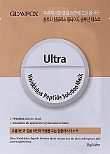 Fragrances, Perfumes, Cosmetics Anti-Wrinkle Peptide Mask for Mature Skin - Glamfox Ultra Wrinkleless Peptide Solution Mask