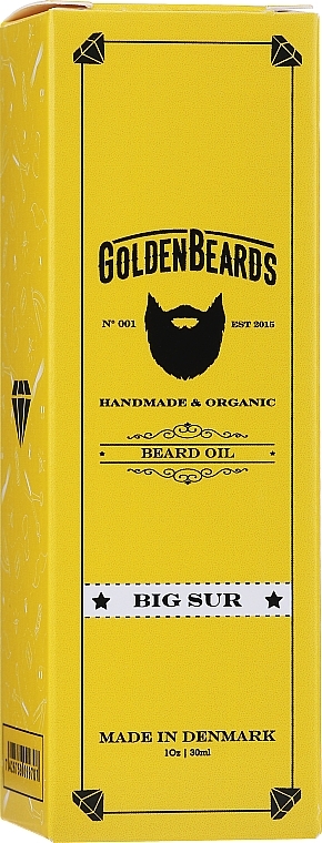 Set - Golden Beards Starter Beard Kit Big Sur (balm/60ml + oil/30ml + shm/100ml + cond/100ml + brush) — photo N6