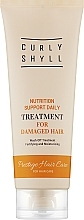 Fortifying & Moisturizing Treatment for Damaged Hair - Curly Shyll Nutrition Support Daily Treatment — photo N2