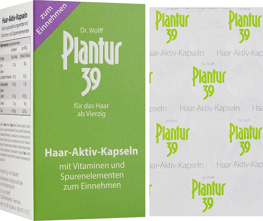 Hair Treatment Capsules - Plantur 39 Haar-Aktiv-Kapseln — photo N4