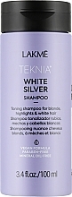 Fragrances, Perfumes, Cosmetics Toning Anti-Yellow Hair Cream - Lakme Teknia White Silver Shampoo