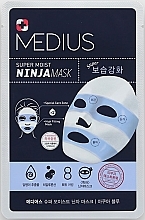 Fragrances, Perfumes, Cosmetics Moisturizing Face Mask - Medius Super Moist NINJA Mask Aqua Blue