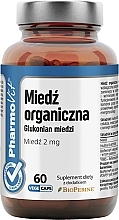 Dietary Supplement 'Organic Copper', 60pcs - Pharmovit Clean Label — photo N1