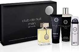 Fragrances, Perfumes, Cosmetics Armaf Club De Nuit Man - Set (edt/105 ml + deo/50 ml + sh/gel/100 ml + shampoo/250 ml)