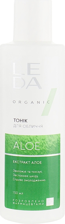 Facial Tonic with Aloe Extract - Leda Aloe Facial Tonic — photo N2