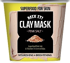 Fragrances, Perfumes, Cosmetics Nourishing & Brightening Mask with Pink Salt - Superfood for Skin MIX IT! Clay Mask Pink Salt