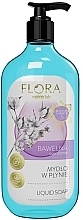 Fragrances, Perfumes, Cosmetics Cotton Liquid Soap - Vis Plantis Flora Liquid Soap