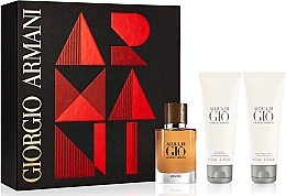 Fragrances, Perfumes, Cosmetics Giorgio Armani Acqua di Gio Absolu - Set (edp/40ml + a/sh/balm/75ml + sh/gel/75ml) 