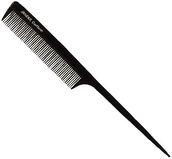 Tail Comb, 21 cm, black - Janeke Professional Long Tail Comb — photo N1