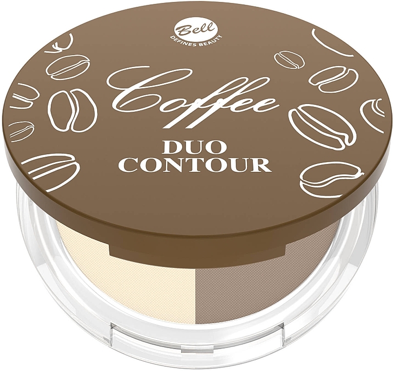 Bronzing Powder with Coffee Scent - Bell Coffee Duo Contour — photo N2