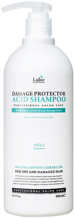 Alkaline Shampoo pH 4.5 - La'dor Damage Protector Acid Shampoo — photo N33