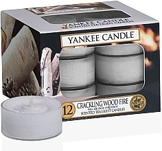 Fragrances, Perfumes, Cosmetics Tea Light Candles - Yankee Candle Scented Tea Light Candles Crackling Wood Fire