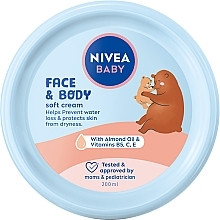 Face & Body Cream - Nivea Baby Care Cream — photo N1