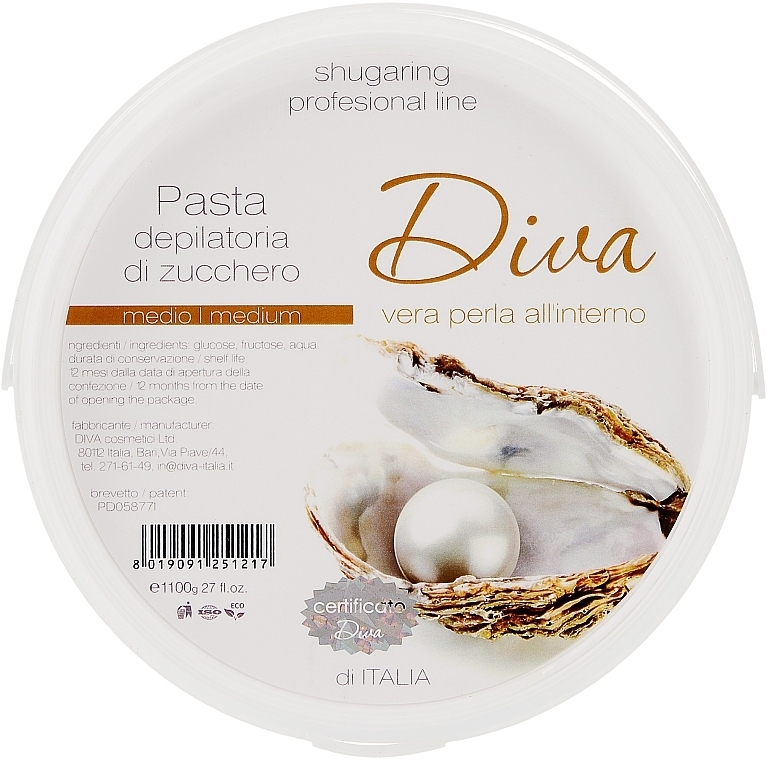 Medium Sugaring Paste - Diva Cosmetici Sugaring Professional Line Medium — photo N1