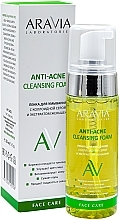 Fragrances, Perfumes, Cosmetics Cleansing Foam with Colloidal Sulfur and Ginseng Extract - Aravia Laboratories Anti-Acne Cleansing