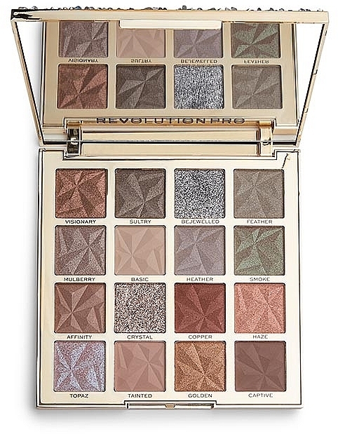 Eyeshadow Palette - Revolution Pro Eyeshadow Palette Ultimate Crystal — photo N1