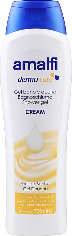Bath & Shower Gel "Nourishing" - Amalfi Cream Shower Gel — photo N3