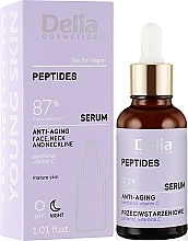 Anti-Aging Face, Neck & Decollete Serum with Peptides - Delia Peptides Serum — photo N6