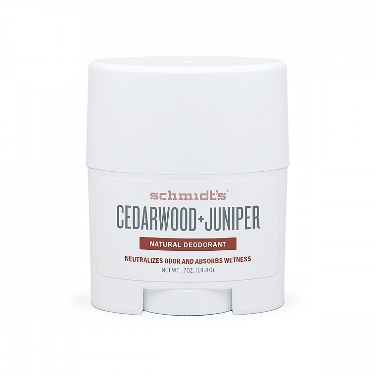 Natural Deodorant - Schmidt's Deodorant Cedarwood Juniper Stick — photo N4