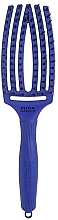 Fragrances, Perfumes, Cosmetics Curved Vented Brush with Combined Bristles - Olivia Garden Fingerbrush Tropical Blue