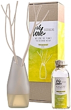 Fragrances, Perfumes, Cosmetics Reed Diffuser with a Glass Vase - We Love The Planet Darjeeling Delight Diffuser 