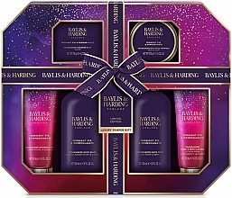 Set, 6 products - Baylis & Harding Midnight Fig & Pomegranate Ultimate Bathing Large Gift Set — photo N1