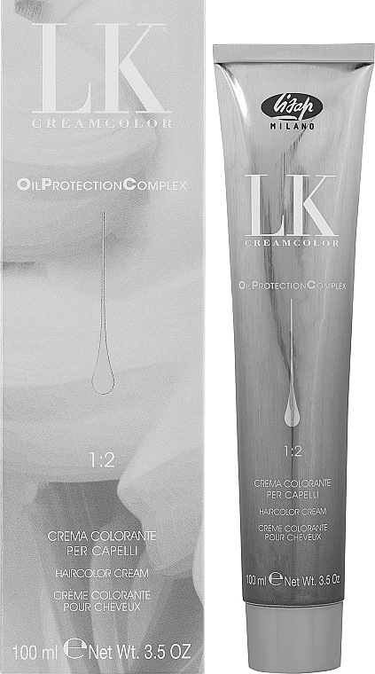 Cream Color - Lisap LK Cream Color Oil Protection Complex — photo N3