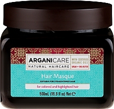 Fragrances, Perfumes, Cosmetics Color-Treated Hair Mask - Arganicare Shea Butter Argan Oil Hair Masque