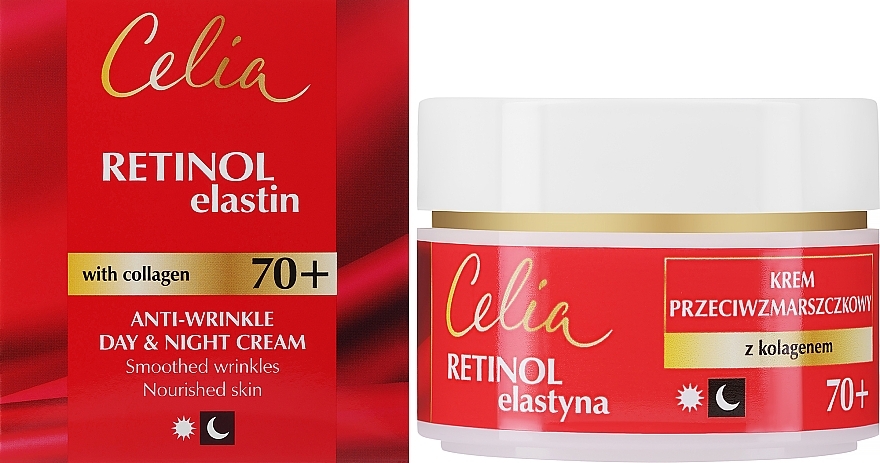 Retinol Anti-Wrinkle Face Cream 70+ - Celia Retinol 70+ Anti-Wrinkle Day & Night Cream — photo N1