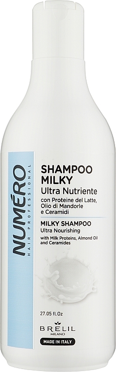 Ultra Nourishing Shampoo - Brelil Numero Shampoo Milky Ultra Nutriente — photo N1