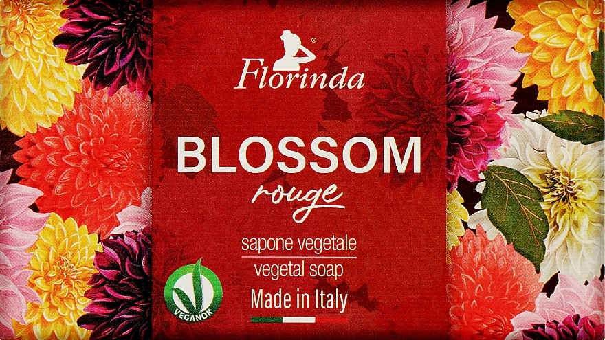 Red Flowers Natural Soap - Florinda Blossom Rouge Natural Soap — photo N2