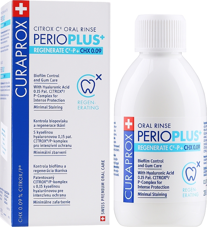 Mouthwash Curasept, 0,09% Chlorhexidine - Curaprox PerioPlus+ — photo N2