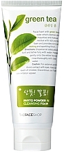 Fragrances, Perfumes, Cosmetics Green Tea Cleansing Foam - The Face Shop Phyto Powder in Cleansing Foam Green Tea