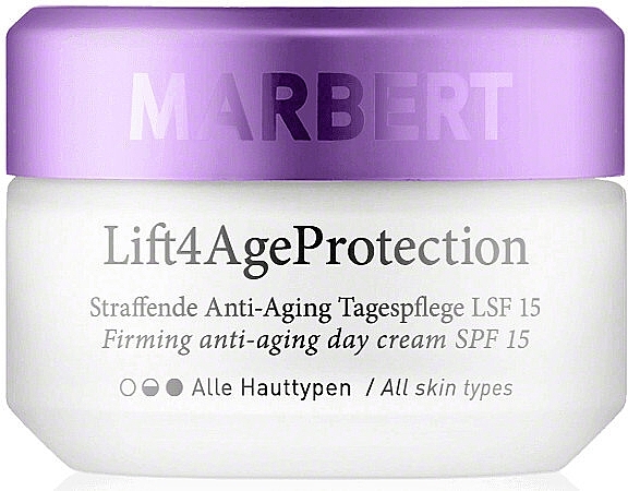 Firming Face Day Cream - Marbert Lift4Age Protection Firming Anti-Aging Day Care SPF 15 — photo N1