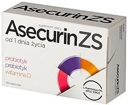 Fragrances, Perfumes, Cosmetics Vitamin D Dietary Supplement - Aflofarm Asecurin ZS