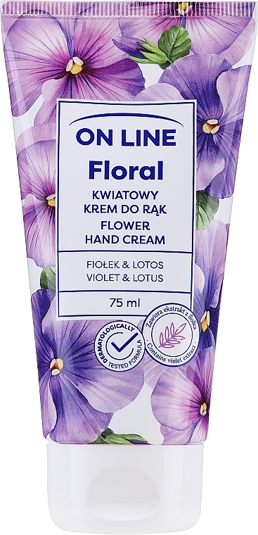 Violet & Lotus Hand Cream - On Line Floral Flower Violet & Lotus Hand Cream — photo N1