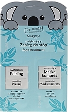 Fragrances, Perfumes, Cosmetics Set "Softening Foot Treatment" - Marion Dr Koala (foot peeling/6,5ml + foot/mask/6ml)