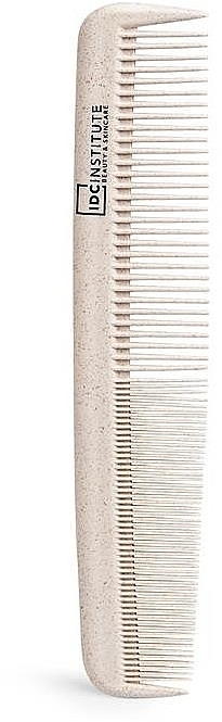 Comb with Rounded Teeth, biodegradable, beige - IDC Institute Eco Dressing Comb — photo N1