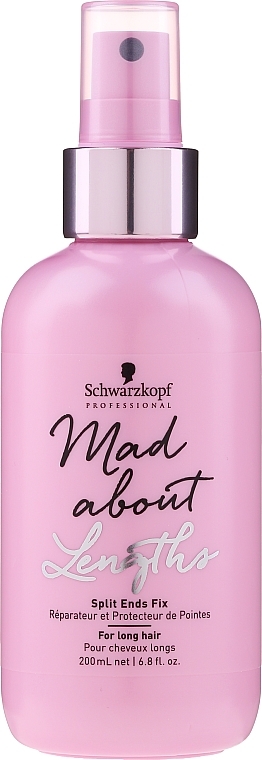 Anti Split Ends Spray for Dry Long Hair - Schwarzkopf Professional Mad About Lengths Split Ends Fix — photo N1